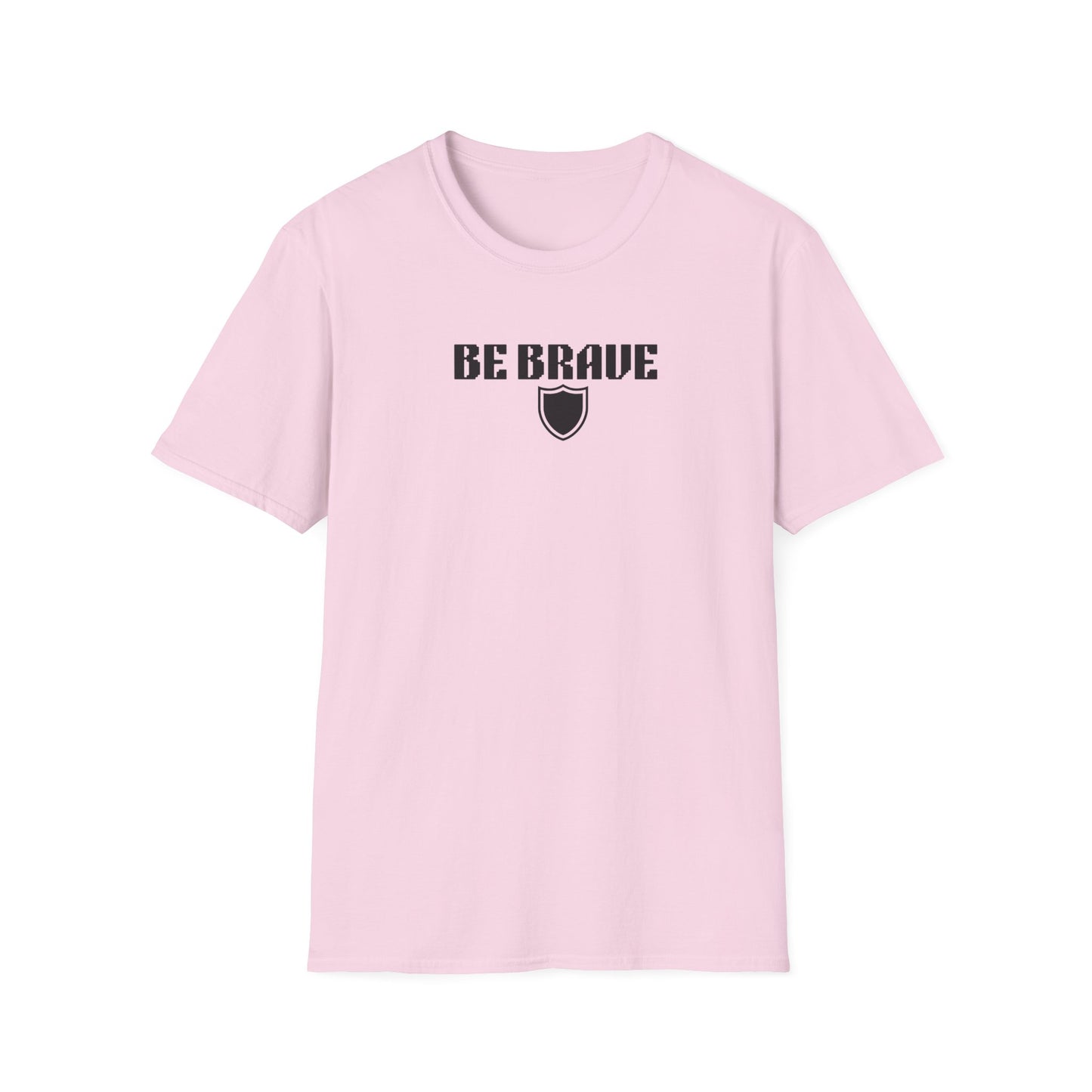 Be Brave Daily Be Tees Unisex Softstyle T-Shirt for Motivation and Comfort