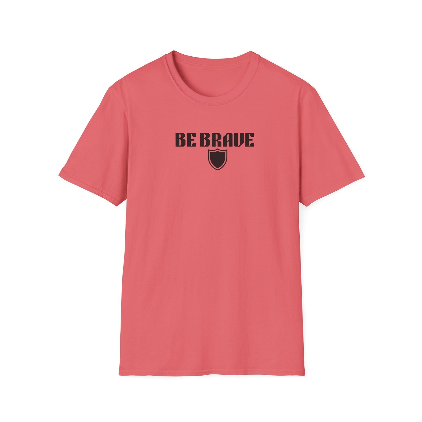 Be Brave Daily Be Tees Unisex Softstyle T-Shirt for Motivation and Comfort