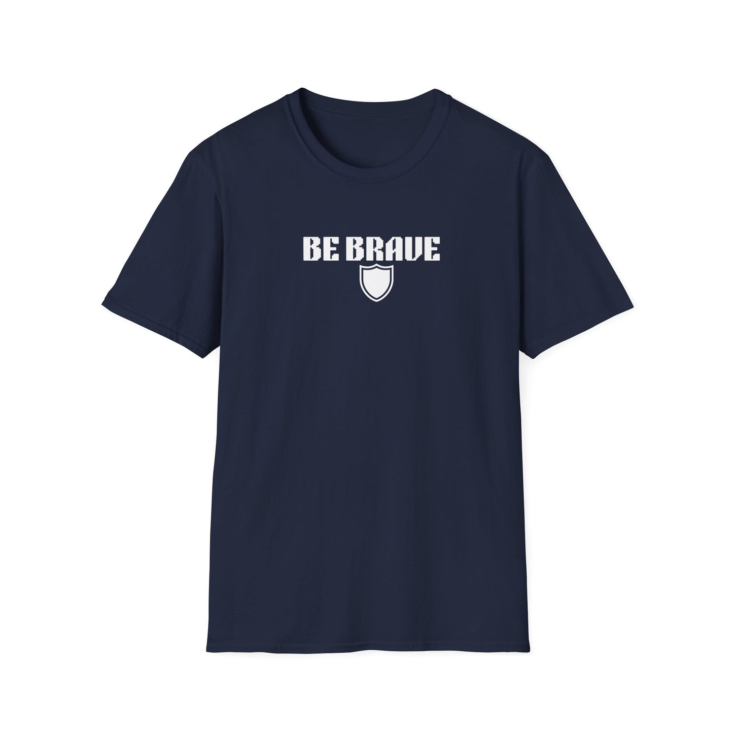 Be Brave Daily Be Tees Unisex Softstyle T-Shirt for Motivation and Comfort