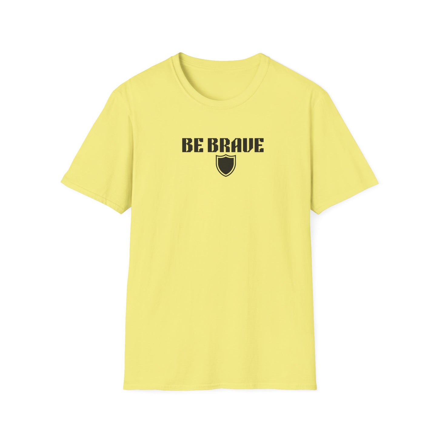 Be Brave Daily Be Tees Unisex Softstyle T-Shirt for Motivation and Comfort