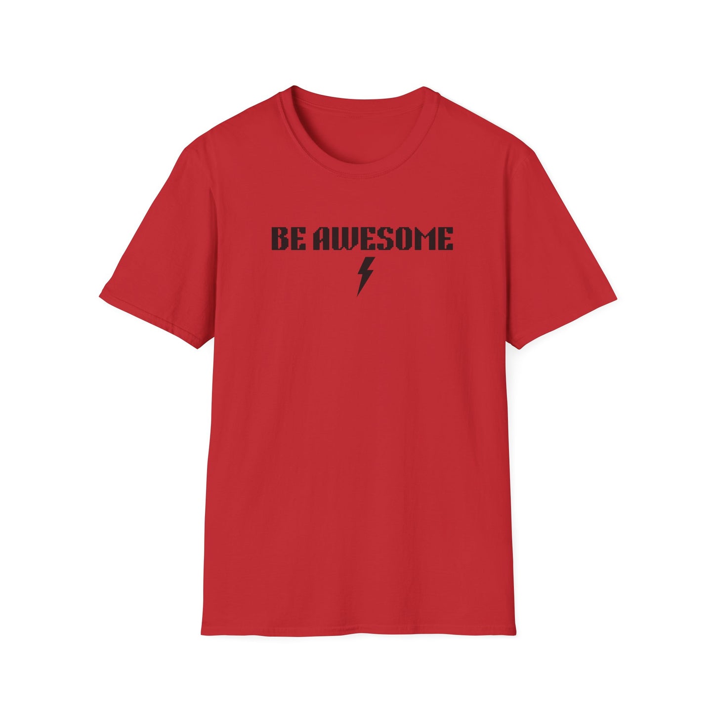 Be Awesome Daily Be Tees Unisex Softstyle T-Shirt for Motivation and Comfort