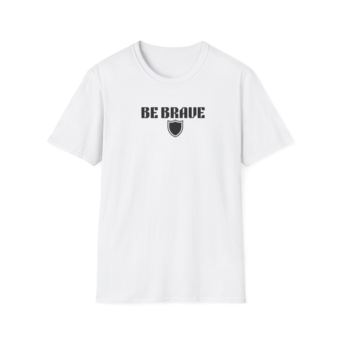Be Brave Daily Be Tees Unisex Softstyle T-Shirt for Motivation and Comfort