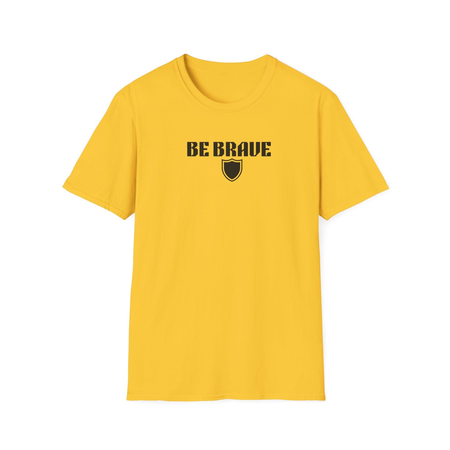 Be Brave Daily Be Tees Unisex Softstyle T-Shirt for Motivation and Comfort