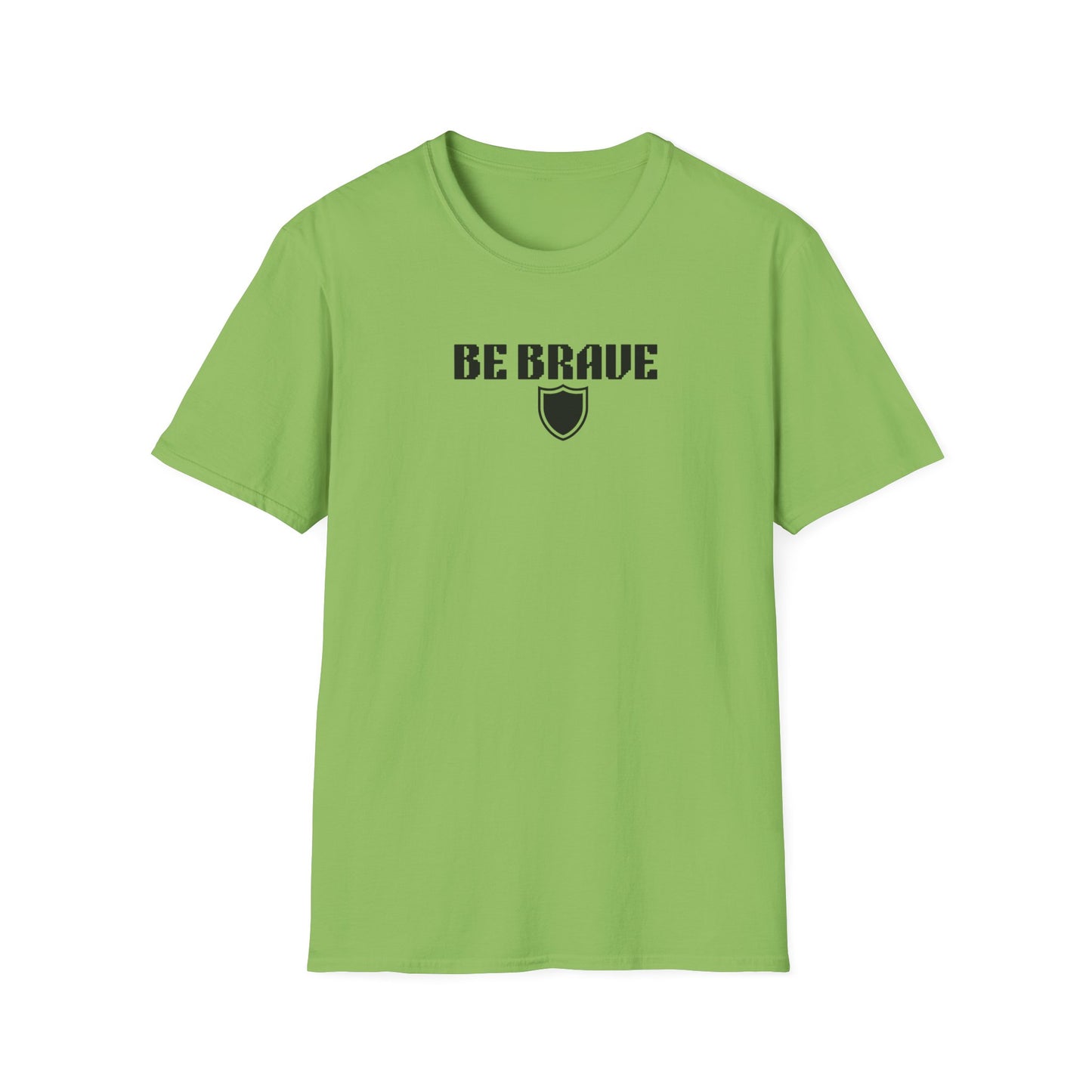 Be Brave Daily Be Tees Unisex Softstyle T-Shirt for Motivation and Comfort