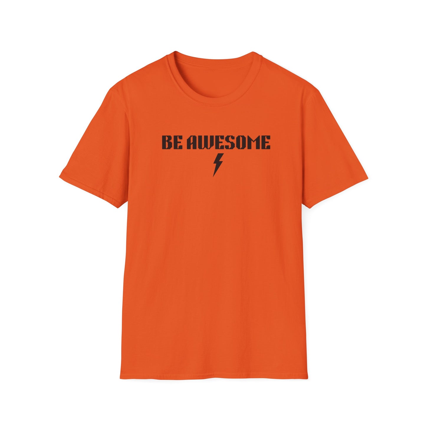 Be Awesome Daily Be Tees Unisex Softstyle T-Shirt for Motivation and Comfort
